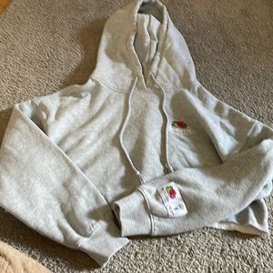 Fruit Of The Loom cropped hoddie